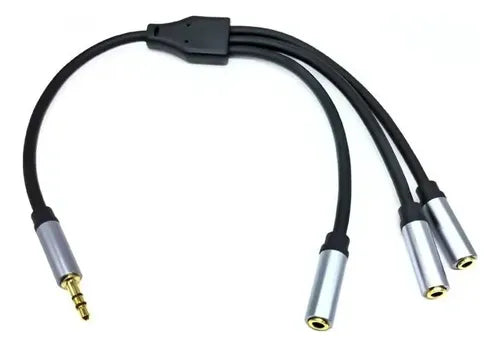 Cable Splitter 3.5MM Macho a 3 Hembras 3.5MM | Grado B