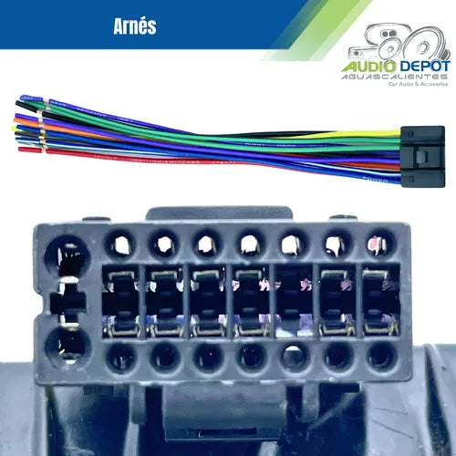 Arnés para Autoestéreo de 16 Pines Compatible con Alpine | Grado B