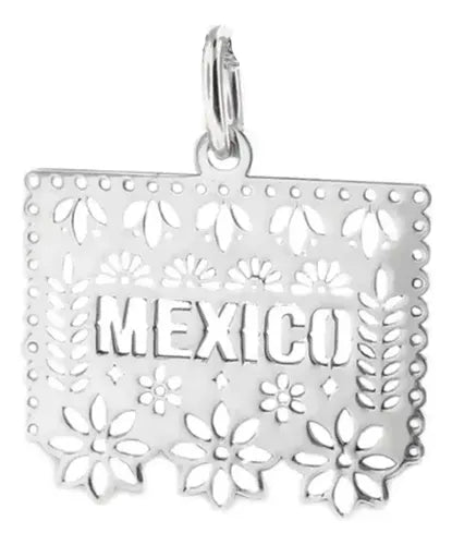 Dije de México Color Plateado para Bisutería DIY | Grado B