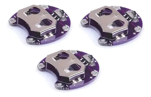 Módulo Portabaterías LilyPad para Pila CR2032 | Grado B