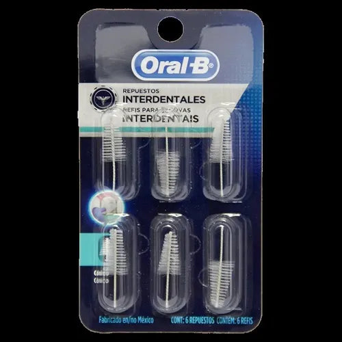 Repuestos Interdentales Ortodoncia, Cilíndrico 6PZ Oral-b | Grado B