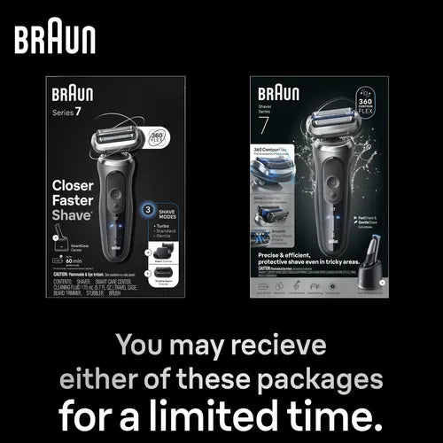Rasuradora Eléctrica para Hombre Braun Serie 7 (7171cc) | Uso en Seco y Húmedo | Grado B