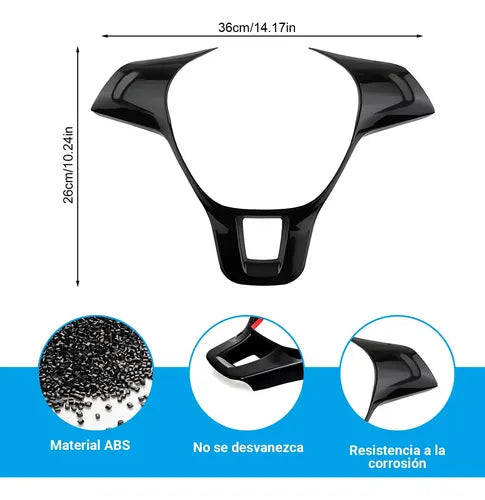 Embellecedor de Volante para Volkswagen Jetta 6 Vento y Polo Color Blanco | Grado B
