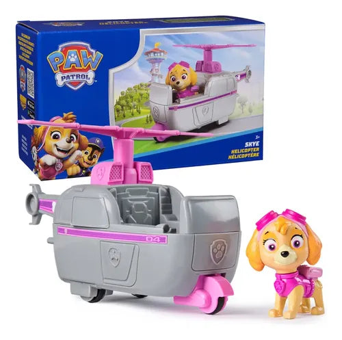 Helicóptero de Skye Vehículo de Juguete con Figura de Acción Coleccionable Paw Patrol Multicolor | Grado A