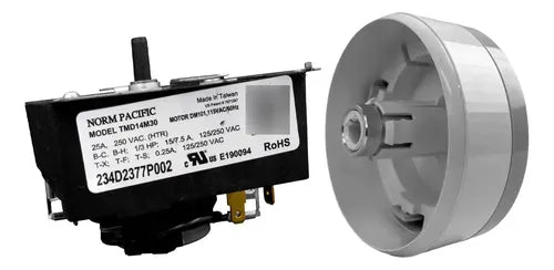 Timer Reloj Secadora Mabe Ge Easy 234d2377p001 GRADO B