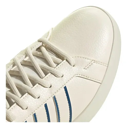 Tenis adidas Grand Court Base 3.0 Casuales HQ0068 Blanco Liso Talla 25.5 MX | Grado A