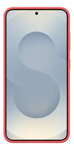 funda para celular galaxy s25+ silicone rojo samsung GRADO B