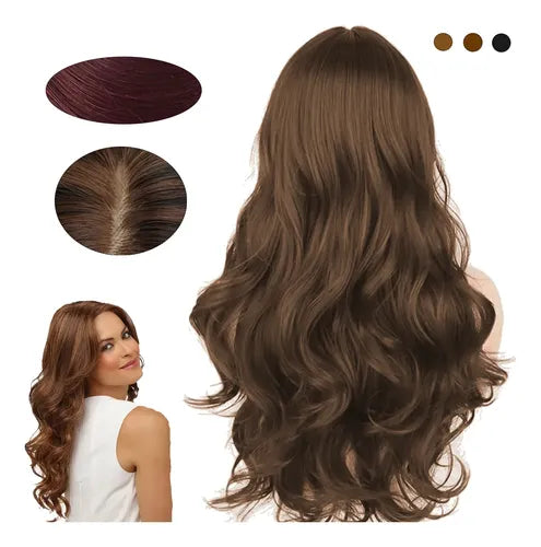 Peluca Larga Onduladas de Mujer Pelo Ola Natural | Grado B