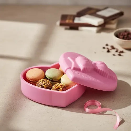 Molde para Chocolate y Alhajero con Forma de Corazón Transparente | Grado B