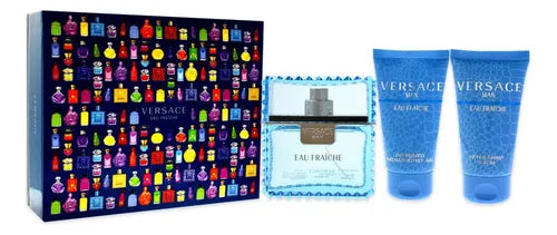 Set 3 Piezas Versace Eau Fraiche para Hombre de Versace EDT | Grado B