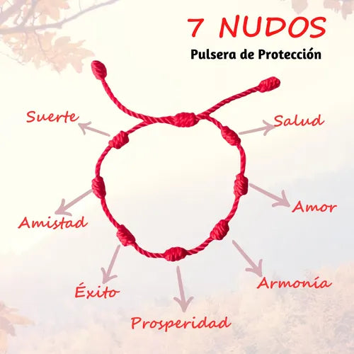 4 Pulseras de Cuerda Roja Trenzada de Protección 17 cm | Grado B