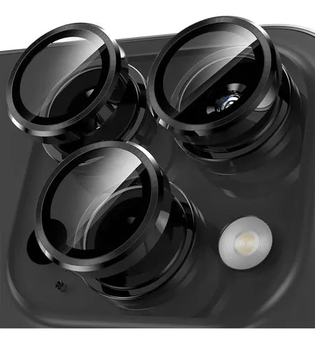 Protector Mica Lente Cámara para iPhone Individual Metal | Grado B