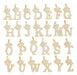 Collar Letras Inicial Corona Acero Inoxidable con Zirconias | Grado B