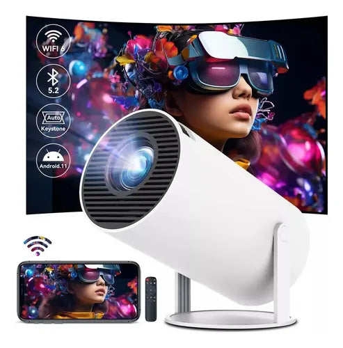 PROYECTOR PROFESIONAL 4K ANDROID 8000LM LED 1080P HY300 PRO  GRADO B