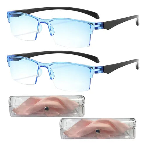 2 Gafas Inteligentes Auto Zoom Azul | Grado B