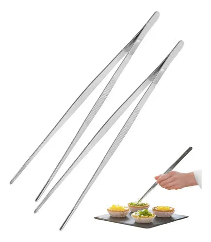 2 piezas Pinzas Precision Chef Emplatar Decoracion Cocteleria | Grado B