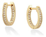 Pendientes con Zirconias para Mujer y Niña Color Dorado | Grado B