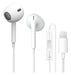 Audífonos para iPhone 7 8 11 12 13 14 Lightning Manos Libres Blanco | Grado B