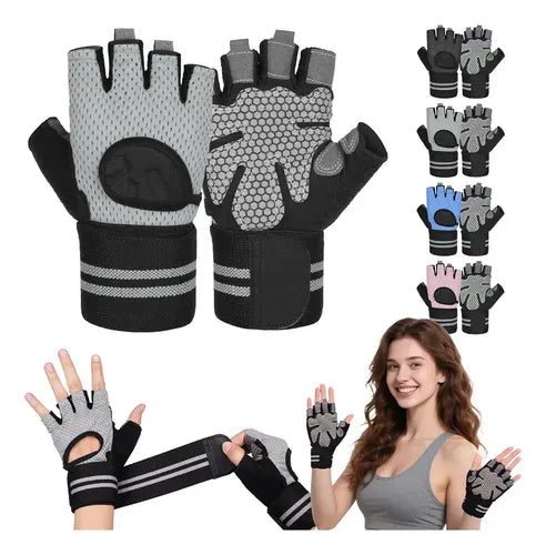 Guantes para Gimnasio y Levantamiento de Pesas Unisex | Grado B