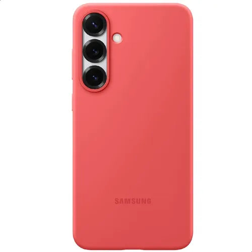 funda para celular galaxy s25+ silicone rojo samsung GRADO B