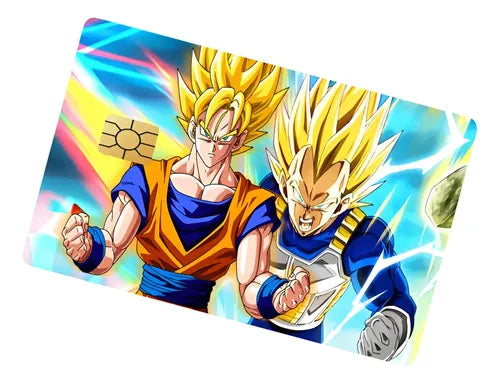 Sticker Tarjeta de Crédito Goku y Vegeta Dragon Ball Z Skin | Grado B