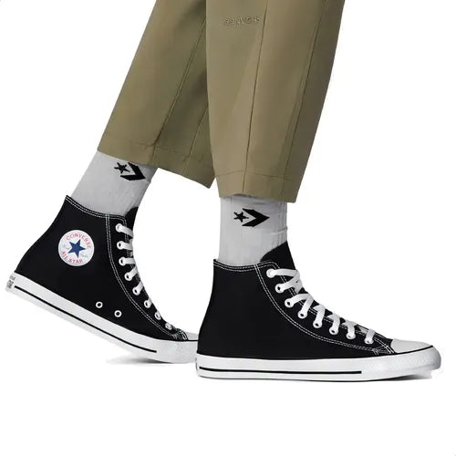 Converse All Star Chuck Taylor Classic High Top Unisex Negro Talla 22 MX | Grado A