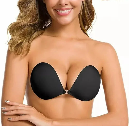 Brasier Push Up Strapless Invisible Bra 2piezas