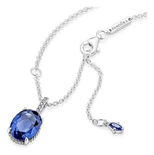 Collar Halo Brillante con Circonita 45 cm Color Plateado