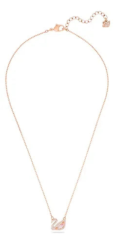 Collar de Cisne Negro Color Dorado Rosa | Grado B