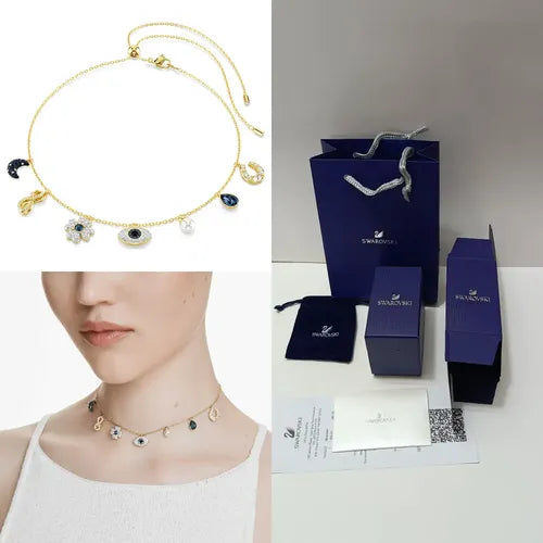 Collar con Colgante de Cristal Talla Única | Grado B