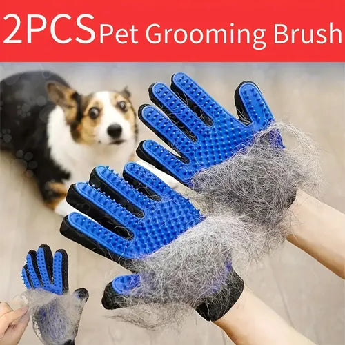 2pcs Pet Hair Removal Glove For Cats And Dogs,upgrade