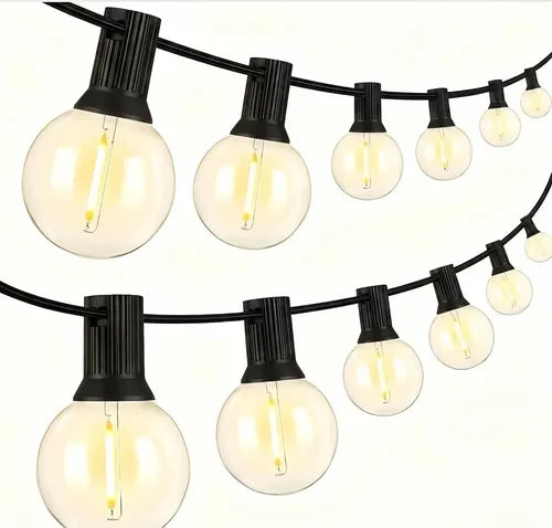 Guirnalda de Luces 50 Focos Exteriores Impermeables LED de 15 M Blanco | Grado B