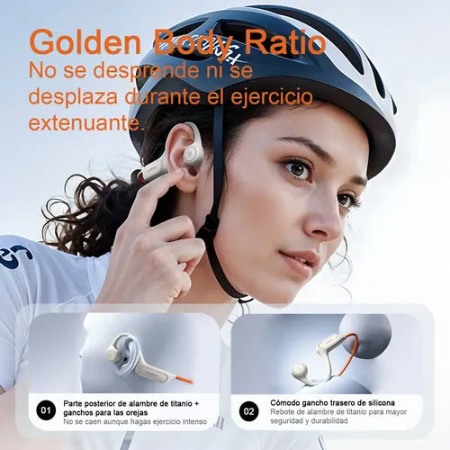 Audífonos Deportivos de Conducción Ósea B010 Color Negro | Grado B