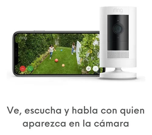 Cámara de Seguridad Exterior Inalámbrica Ring Stick Up Cam | Grado B