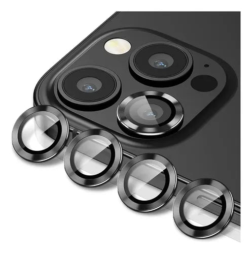 Protector Mica Lente Cámara para iPhone Individual Metal | Grado B