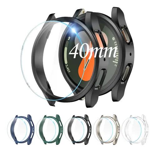 5 Funda + 5 Micas Para Samsung Galaxy Watch 7 40mm ...