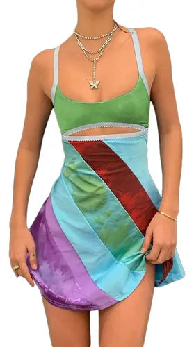 Vestido de Mujer Halloween Disfraz de Fiesta con Estampado | Grado B