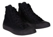 Tenis Converse All Star Chuck Taylor Monocromáticos Negros Unisex Talla 24.5 MX | Grado B