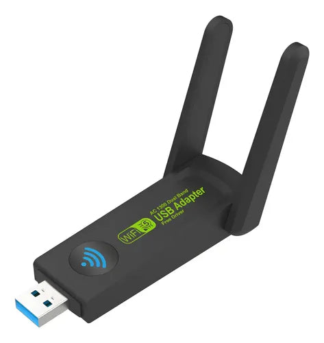 Adaptador Antena WiFi Inalámbrico USB 3.0 de 1300 Mbps Doble Banda | Grado B