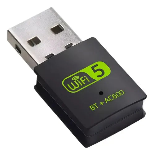 Adaptador USB WiFi de Banda Dual 5G con Bluetooth para PC Color Negro | Grado B