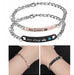 Pulseras de Pareja Rey y Reina 5.4 cm y 43.18 cm | Grado B