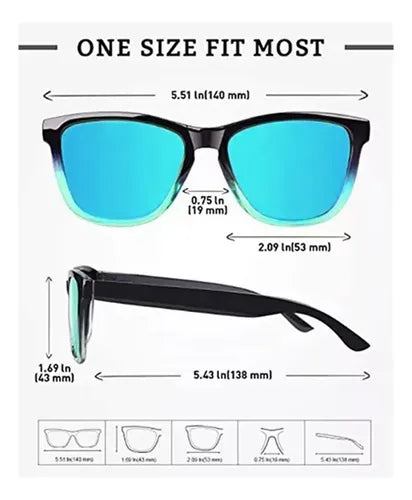 Lentes de Sol Polarizados Estilo Retro Unisex | Grado B