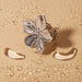 Anillo Ajustable Boho con Flores de Alpaca 6 Piezas Color Dorado | Grado B