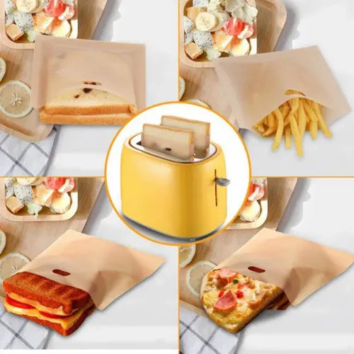 Bolsas Antiadherentes para Tostadora Reutilizables para Sánd | Grado B