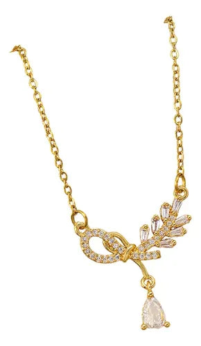 COLLAR MUJER CHAPADO ORO 10 DISEÑOS ELEGANTES TITANIO LIGERO 3