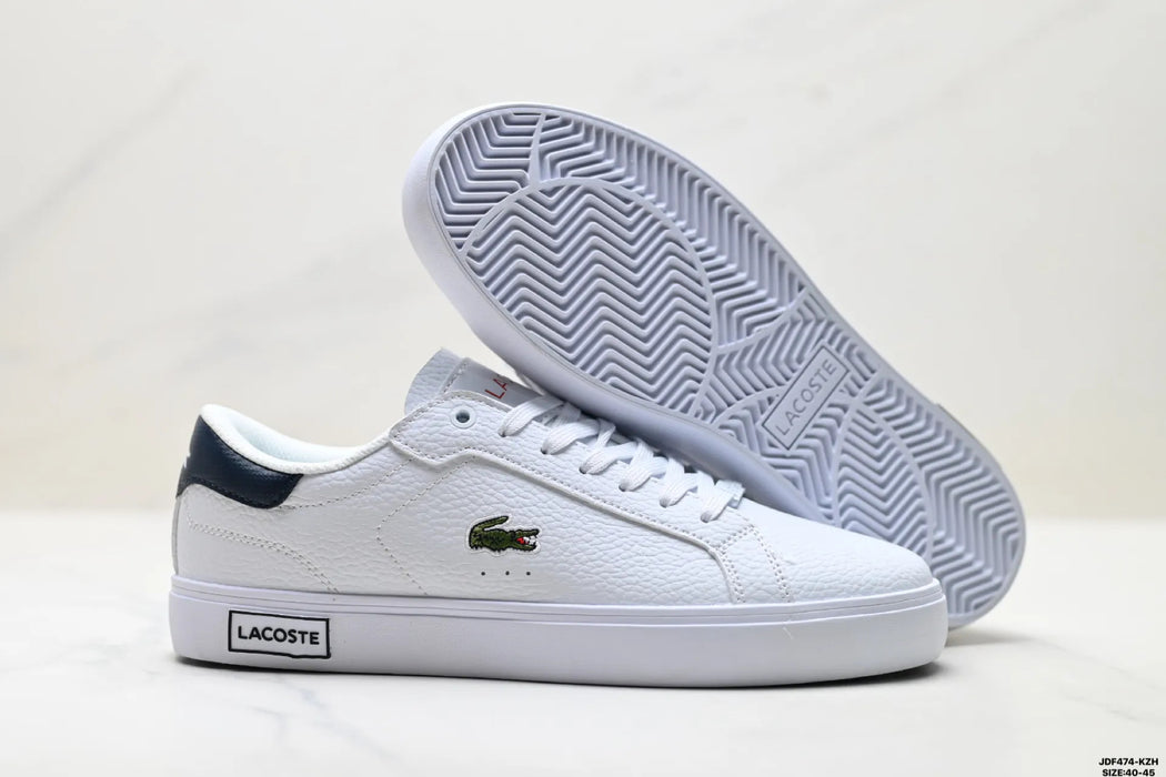 SNEAKERS LACOSTE POWERCOURT PARA JUNIOR BLANCO LISO 23.5 MX GRADO B