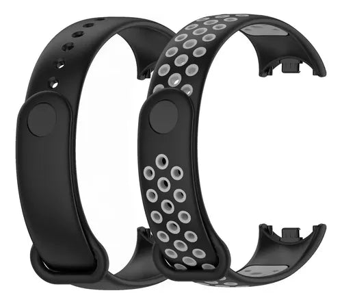 2 correas para xiaomi mi band 8 silicone repuesto y funda 1 GRADO A
