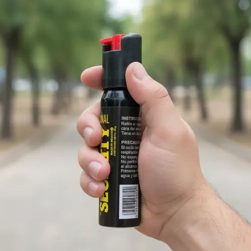 Gas Pimienta 30ML en Aerosol para Defensa Personal Negro | Grado B