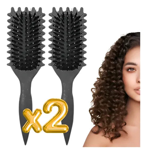 Cepillo para Peinar el Cabello Rizado con Elasticidad | Grado B