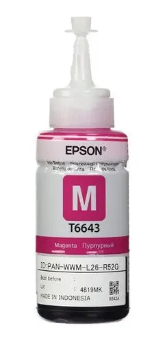Botella Epson Ecotank T664 Magenta Serie L 70ML (T664320-AL) | Grado B